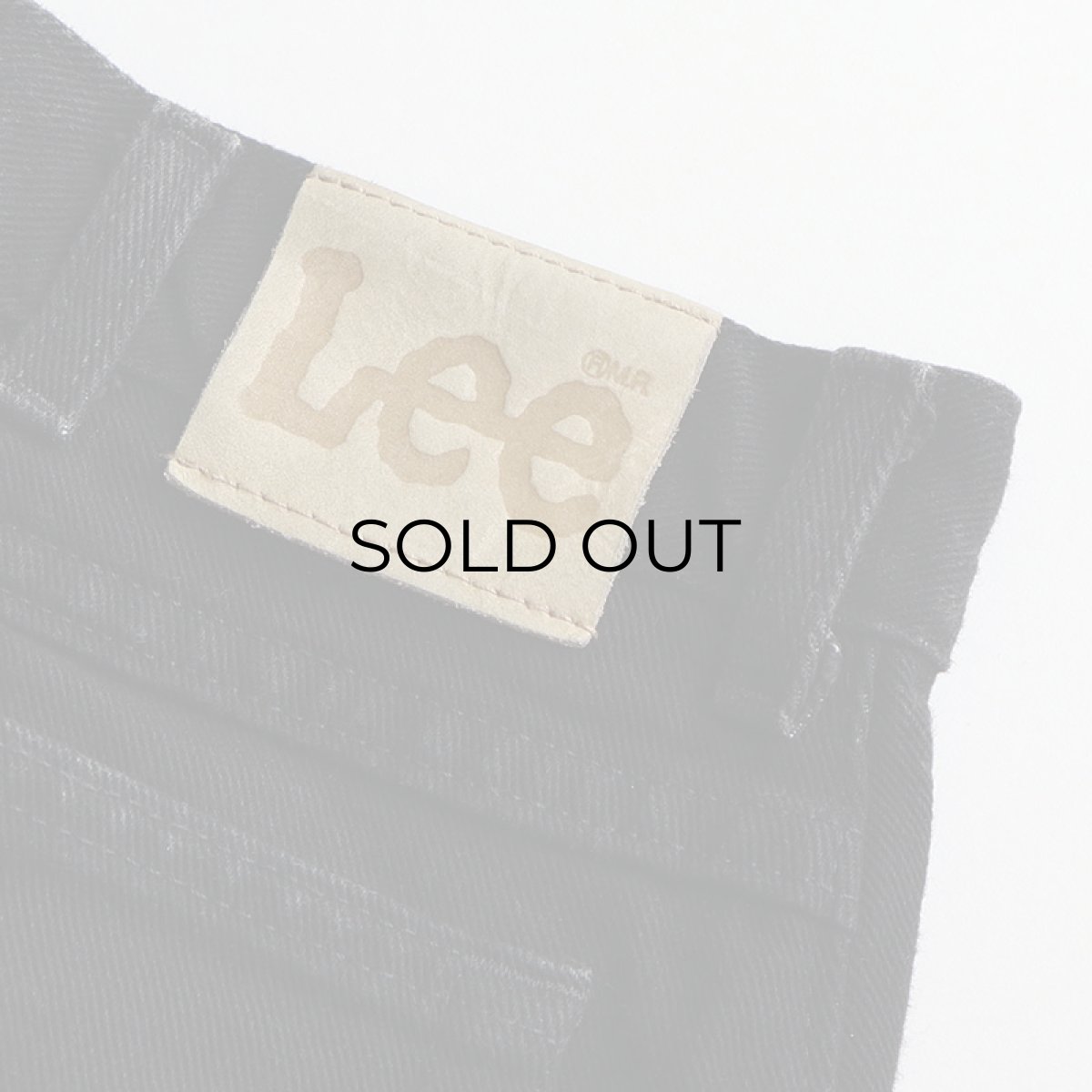 画像9: 〜90's Lee 200 BLACK DENIM 5P STRAIGHT PANTS "MADE IN USA" 【W36 x L31 程度】 (9)
