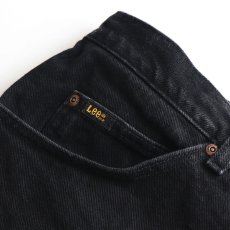 画像7: 〜90's Lee 200 BLACK DENIM 5P STRAIGHT PANTS "MADE IN USA" 【W36 x L31 程度】 (7)