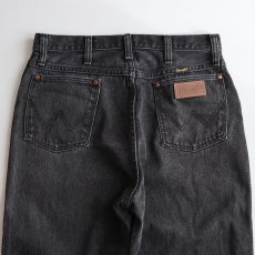 画像6: 80's Wrangler 13MBKG BLACK BROKEN DENIM 5P STRAIGHT PANTS "MADE IN USA" 【W32 x L32 程度】 (6)