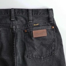 画像7: 80's Wrangler 13MBKG BLACK BROKEN DENIM 5P STRAIGHT PANTS "MADE IN USA" 【W32 x L32 程度】 (7)