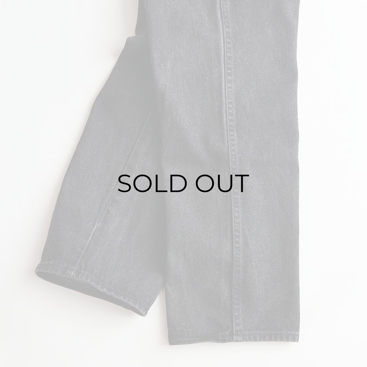 画像5: 80's Wrangler 13MBKG BLACK BROKEN DENIM 5P STRAIGHT PANTS "MADE IN USA" 【W32 x L32 程度】 (5)