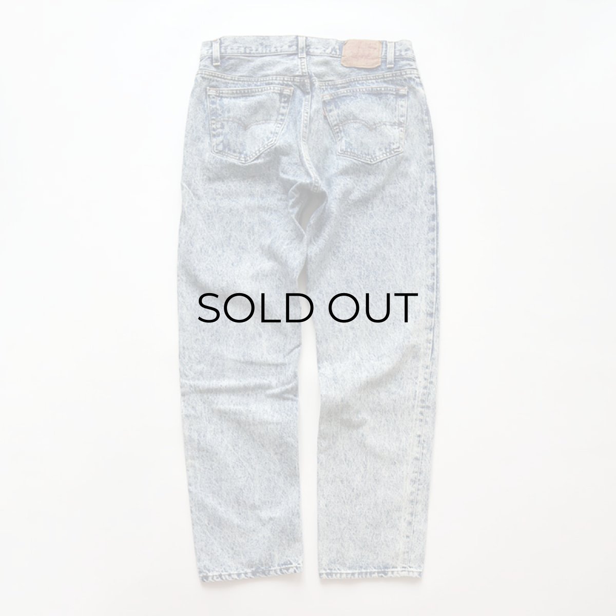 画像3: LEVI'S 501 ACID WASHED DENIM PANTS "made in USA" 【W34 x L31.5 程度】 (3)