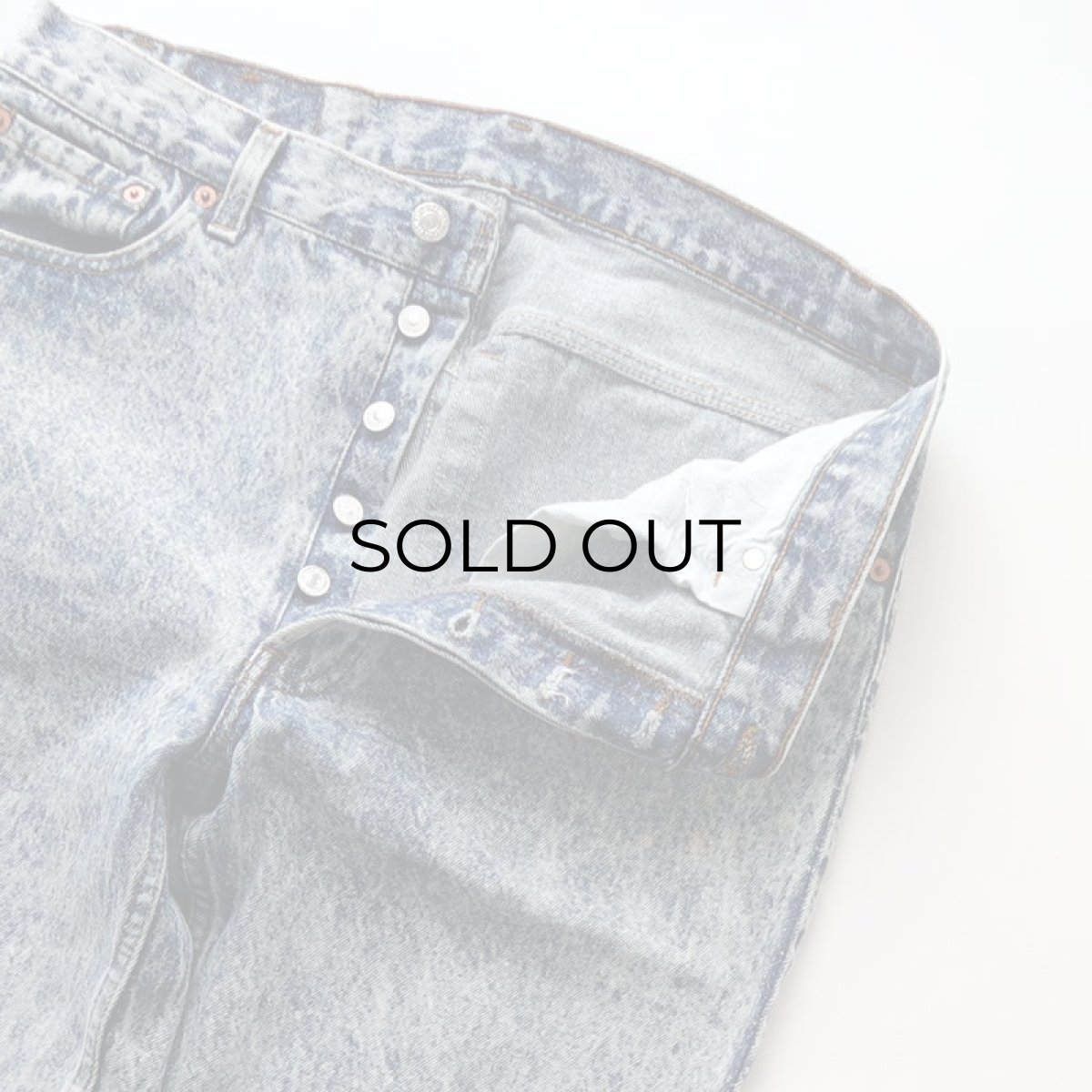 画像4: LEVI'S 501 ACID WASHED DENIM PANTS "made in USA" 【W34 x L31.5 程度】 (4)