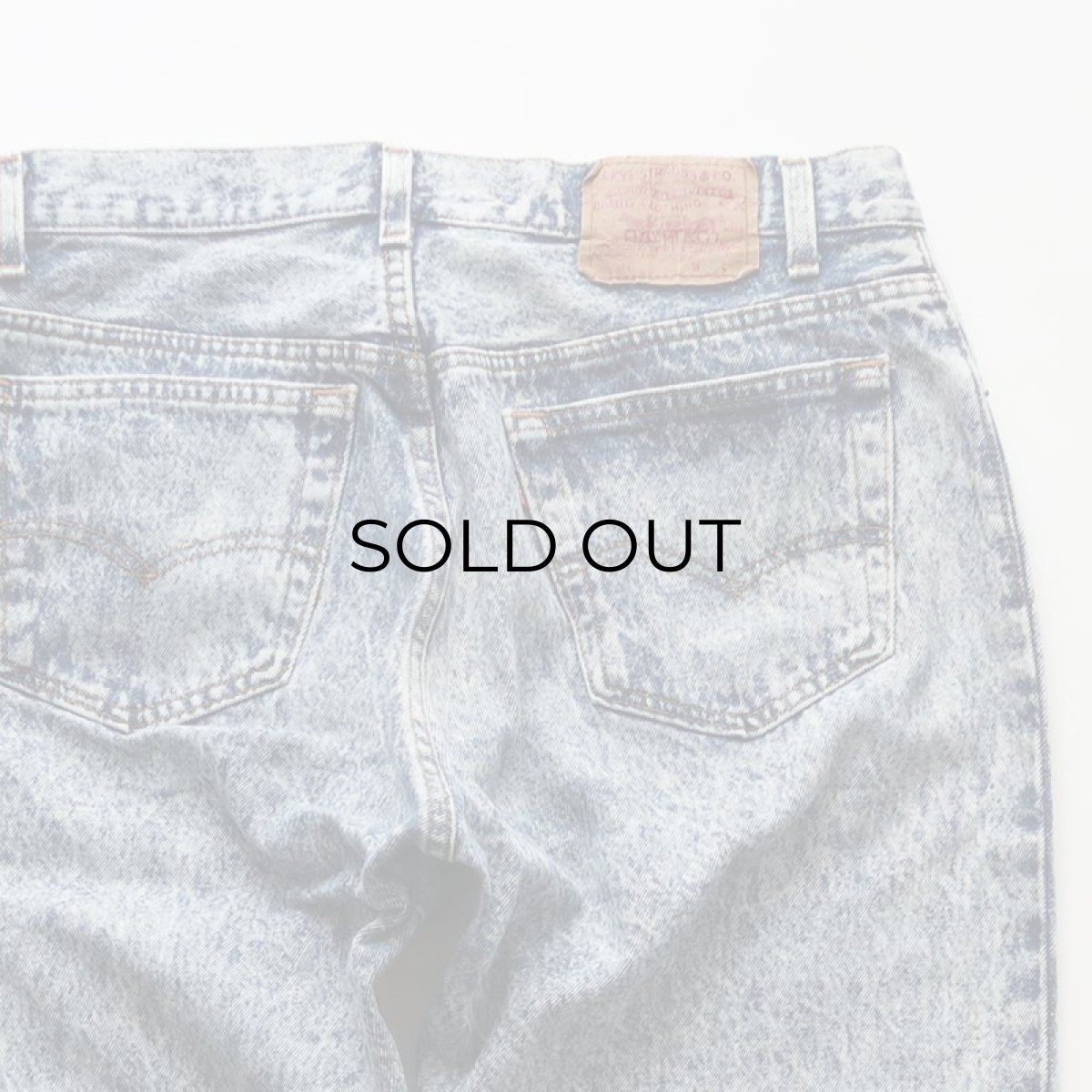 画像6: LEVI'S 501 ACID WASHED DENIM PANTS "made in USA" 【W34 x L31.5 程度】 (6)