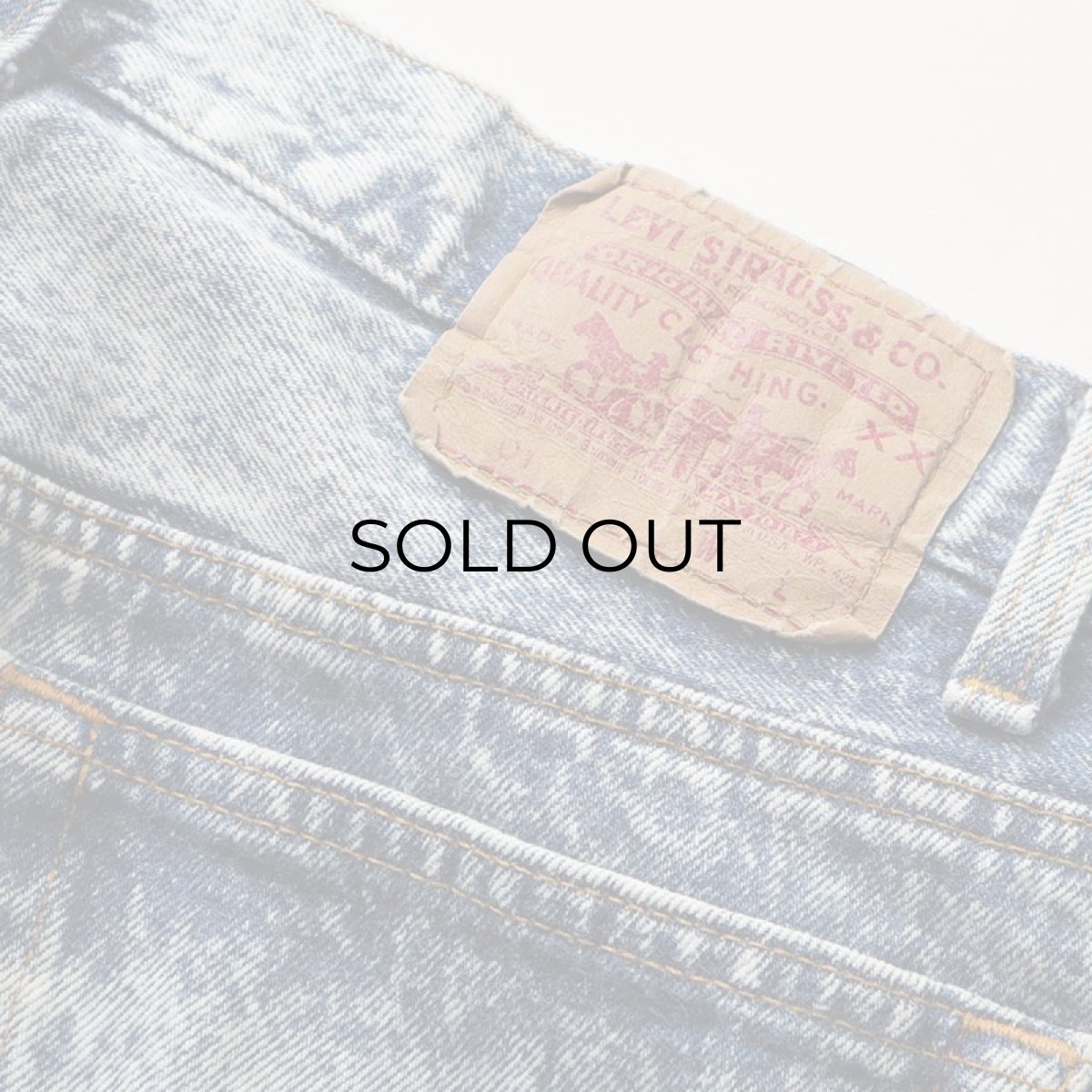 画像7: LEVI'S 501 ACID WASHED DENIM PANTS "made in USA" 【W34 x L31.5 程度】 (7)