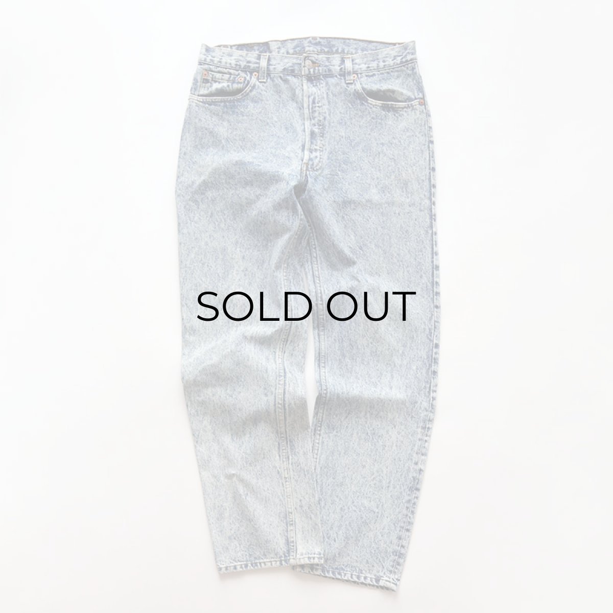 画像2: LEVI'S 501 ACID WASHED DENIM PANTS "made in USA" 【W34 x L31.5 程度】 (2)