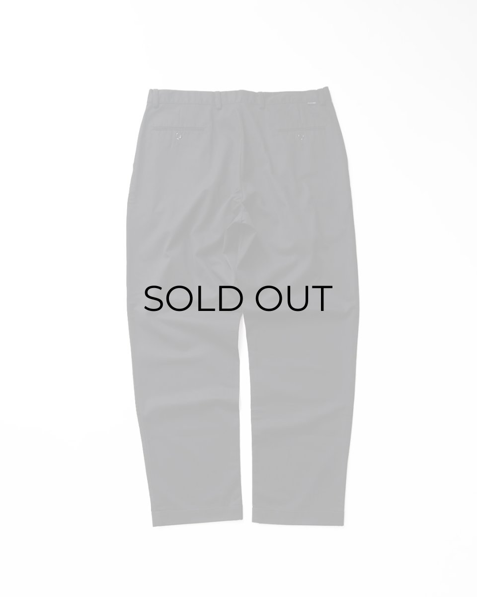 画像2: DOCKERS BLACK COTTON TENCEL TWILL TUCK PANTS【W38 x L33.5 程度】 (2)