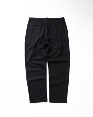 画像2: DOCKERS BLACK COTTON TENCEL TWILL TUCK PANTS【W38 x L33.5 程度】 (2)