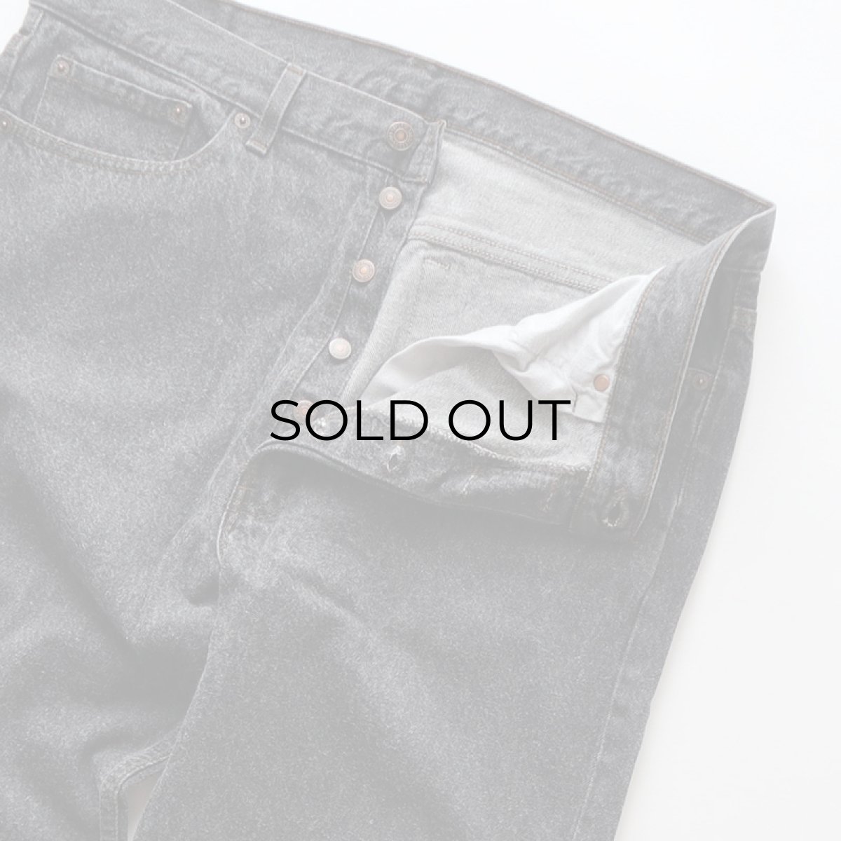 画像4: LEVI'S 501 BLACK DENIM PANTS "made in USA" "MINT CONDITION"【W38 x L34 程度】 (4)