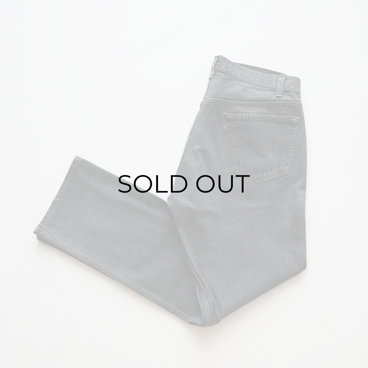 画像1: LEVI'S 501 BLACK DENIM PANTS "made in USA" 【W35 x L30.5 程度】 (1)