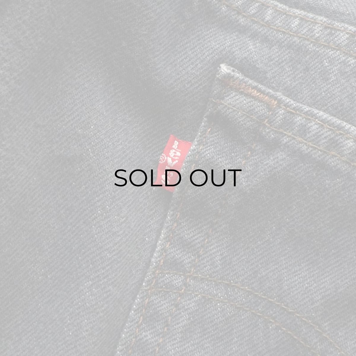 画像8: LEVI'S 501 BLACK DENIM PANTS "made in USA" 【W35 x L30.5 程度】 (8)