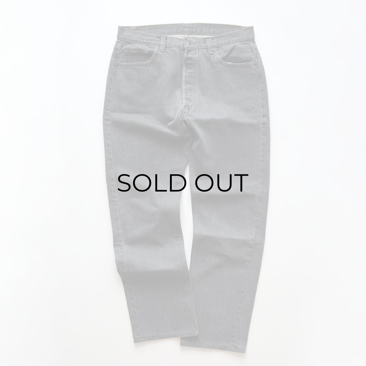 画像2: LEVI'S 501 BLACK DENIM PANTS "made in USA" 【W35 x L30.5 程度】 (2)