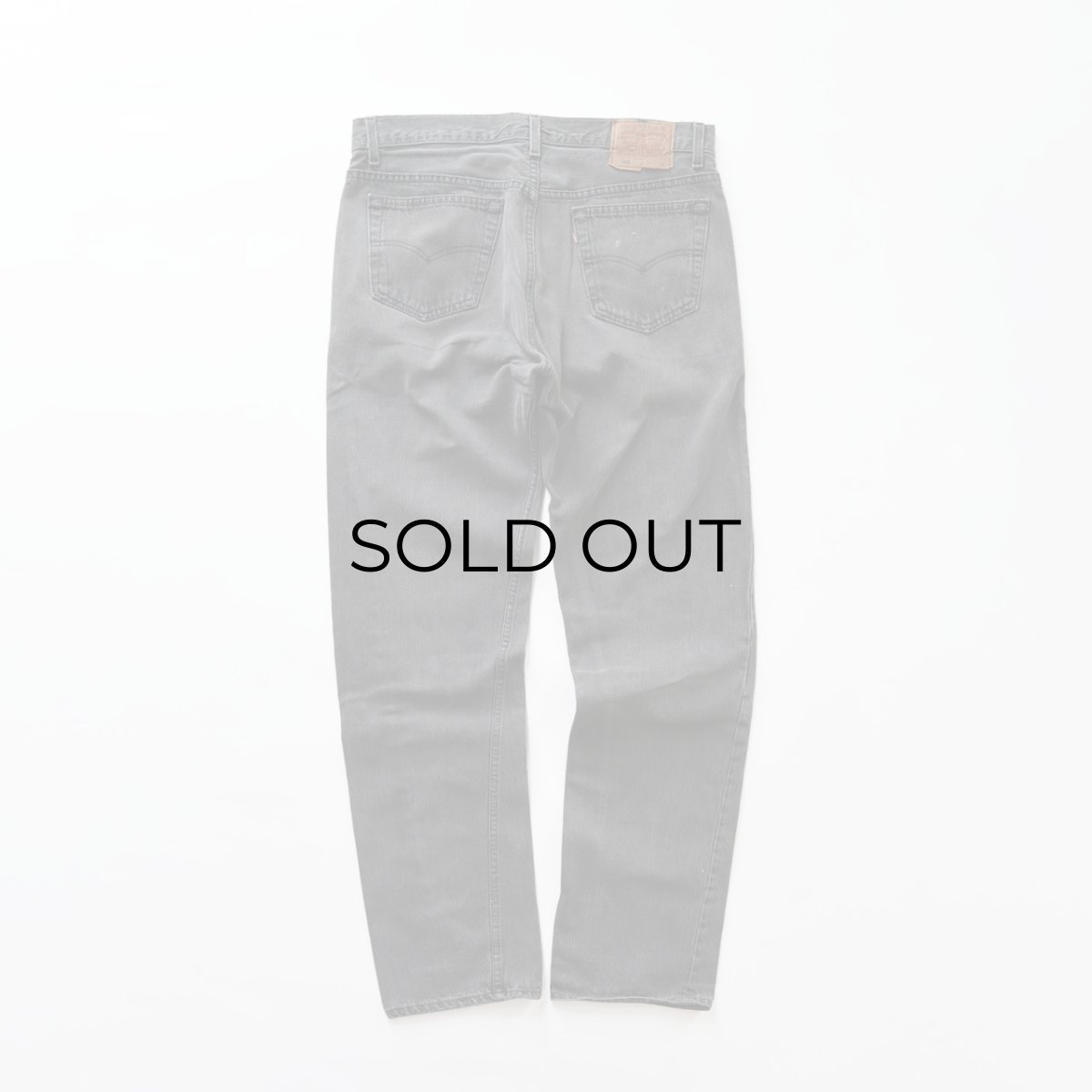 画像4: LEVI'S 501 BLACK DENIM PANTS "made in USA" 【W36 x L33 程度】 (4)