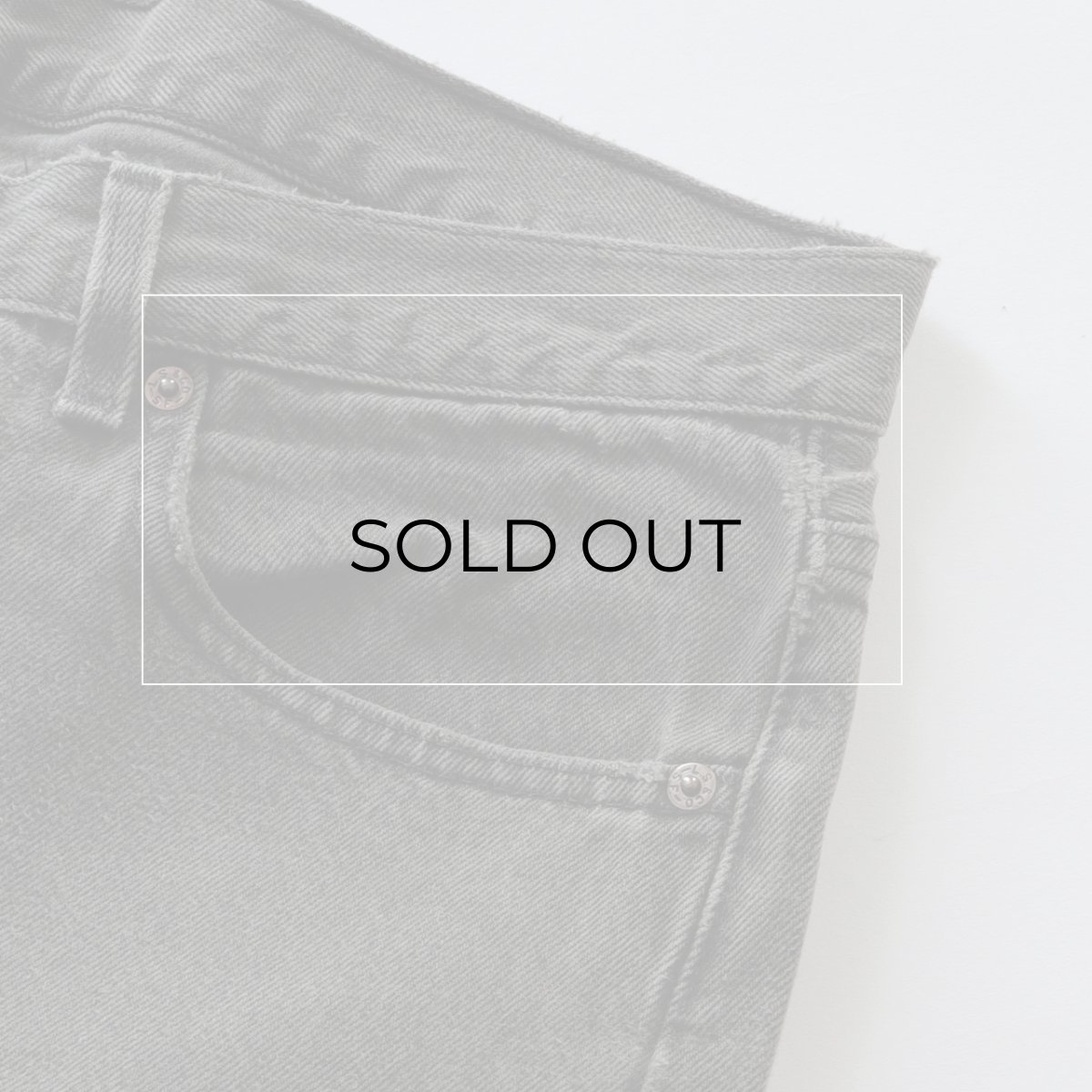 画像12: LEVI'S 501 BLACK DENIM PANTS "made in USA" 【W36 x L33 程度】 (12)