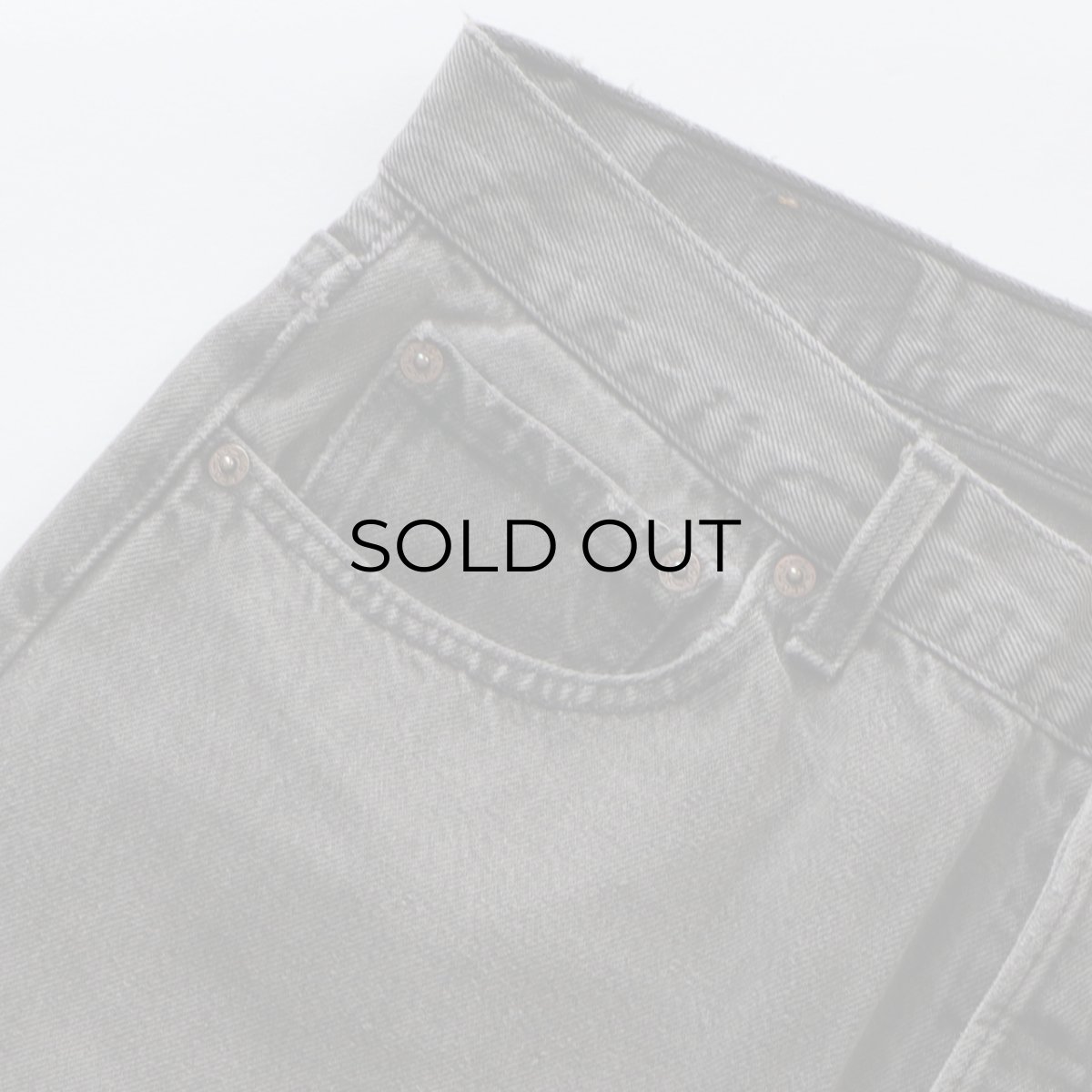 画像11: LEVI'S 501 BLACK DENIM PANTS "made in USA" 【W36 x L33 程度】 (11)