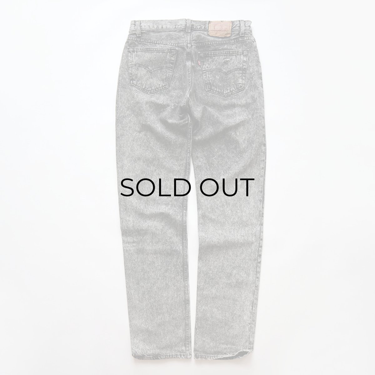 画像3: LEVI'S 501 ACID WASHED BLACK DENIM PANTS "made in USA" 【W34 x L36 程度】 (3)