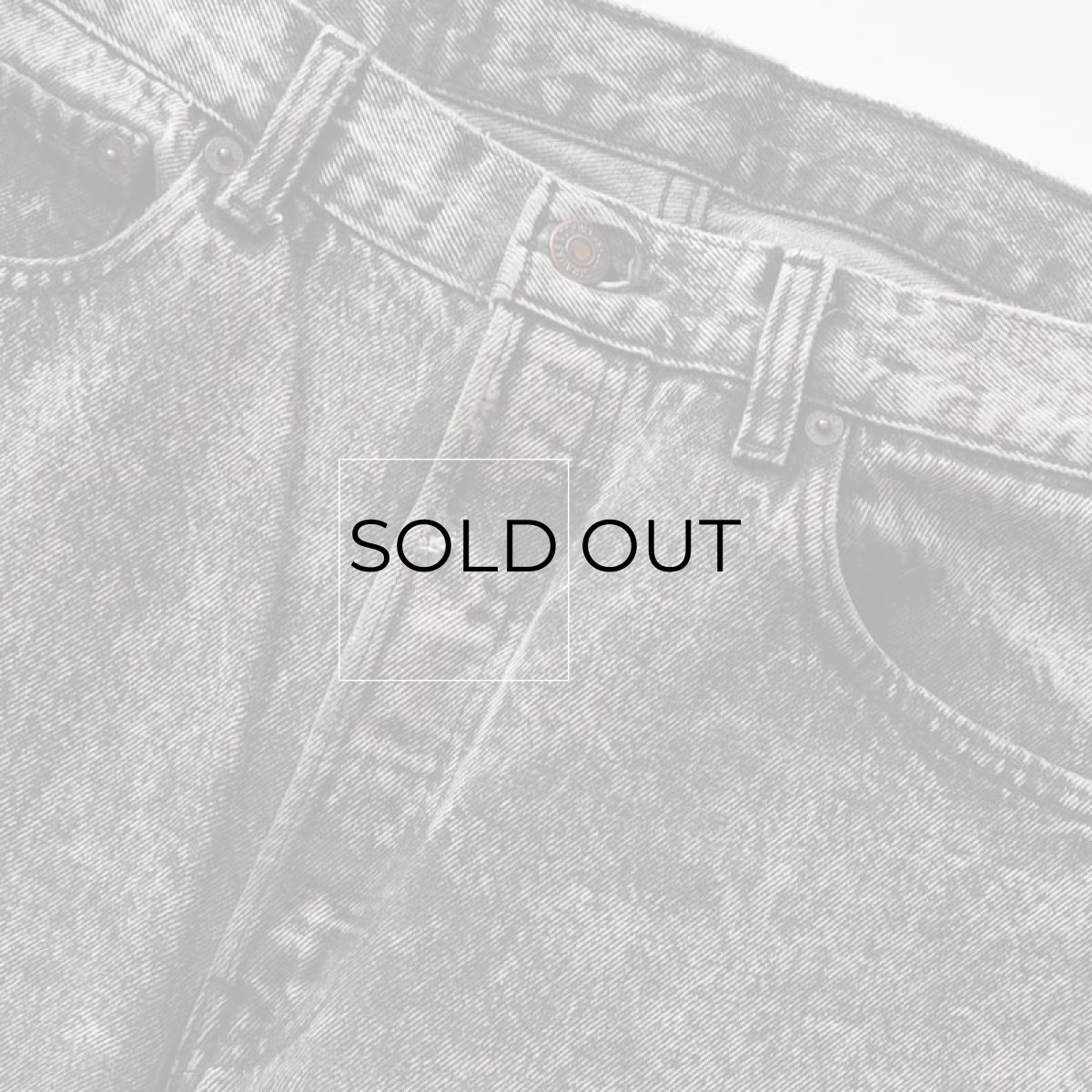 画像12: LEVI'S 501 ACID WASHED BLACK DENIM PANTS "made in USA" 【W34 x L36 程度】 (12)