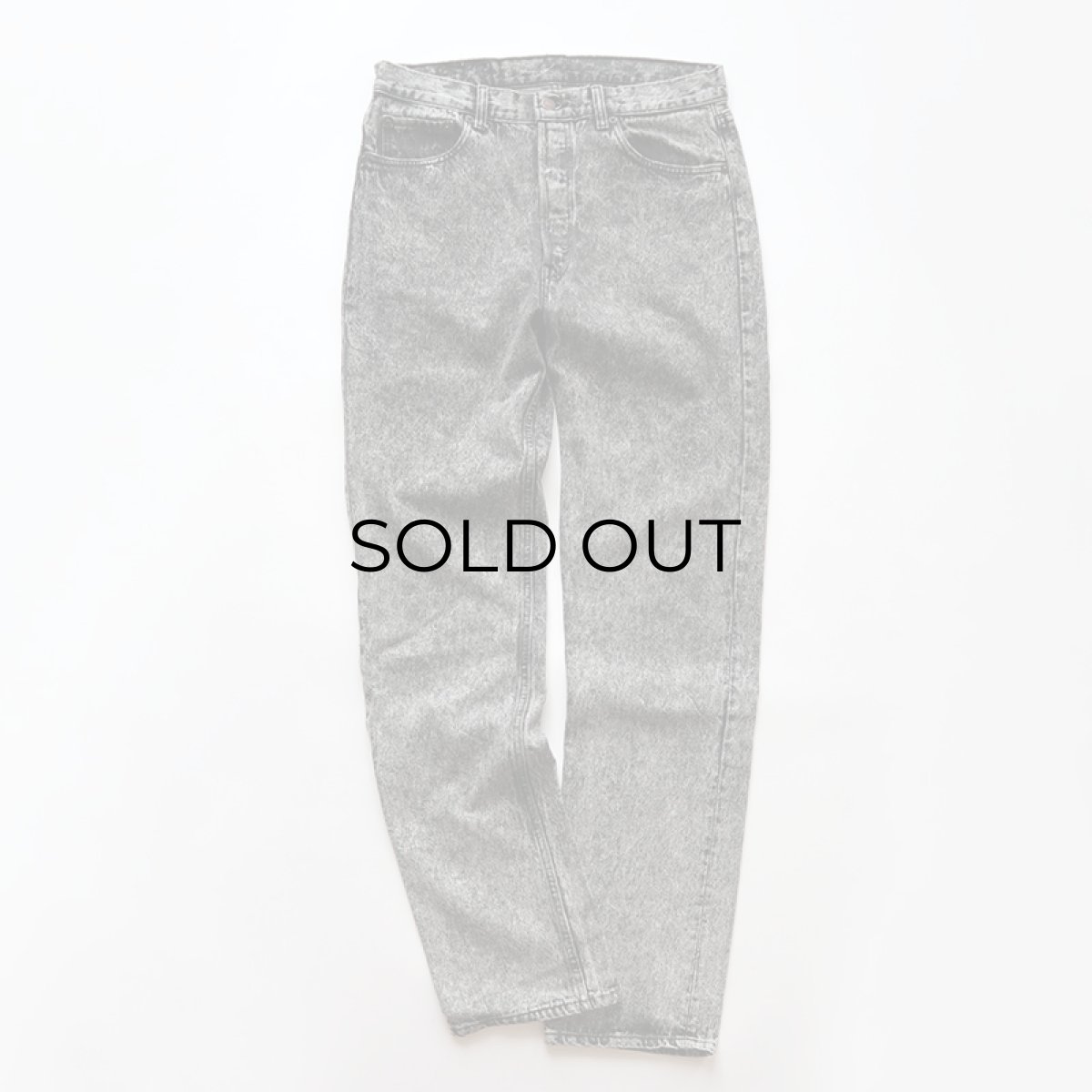 画像2: LEVI'S 501 ACID WASHED BLACK DENIM PANTS "made in USA" 【W34 x L36 程度】 (2)
