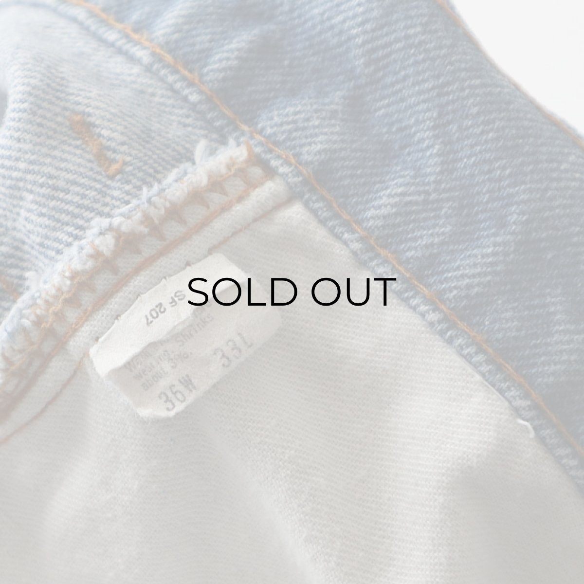 画像11: 〜80's LEVI'S 517 DENIM BOOTS CUT PANTS "INSEAM SINGLE" "made in USA" 【W36 x L33 程度】 (11)