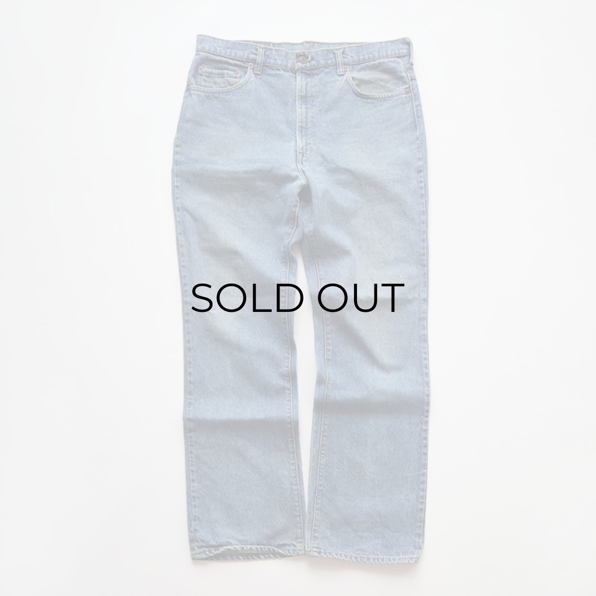 画像2: 〜80's LEVI'S 517 DENIM BOOTS CUT PANTS "INSEAM SINGLE" "made in USA" 【W36 x L33 程度】 (2)