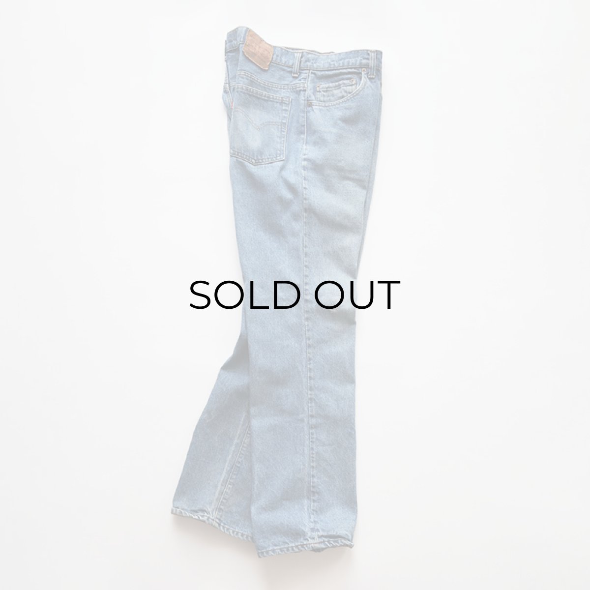 画像3: 〜80's LEVI'S 517 DENIM BOOTS CUT PANTS "INSEAM SINGLE" "made in USA" 【W36 x L33 程度】 (3)