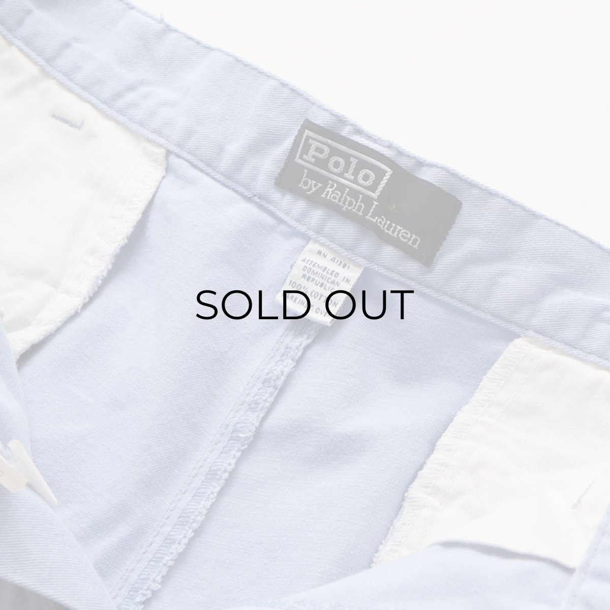 画像5: 〜90's Polo by Ralph Lauren "POLO CHINO" COTTON TWILL TUCK SHORTS 【W34 程度】 (5)