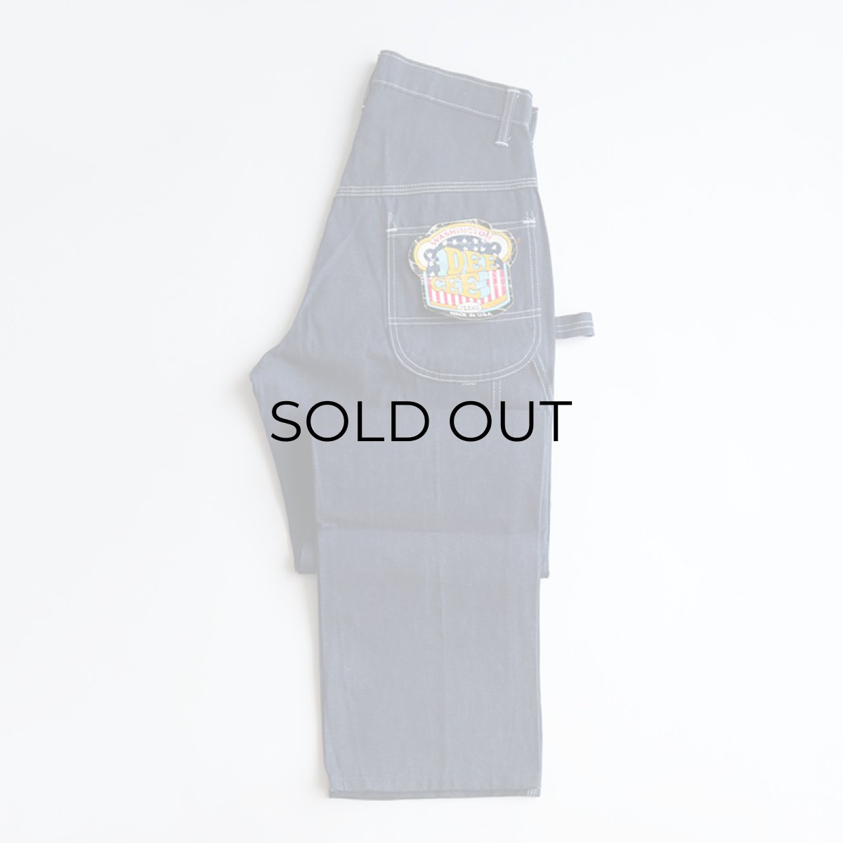 画像1: 〜80's WASHINGTON DEE CEE COTTON DENIM PAINTER PANTS "DEADSTOCK" 【SIZE : W31 x L35 程度】 (1)