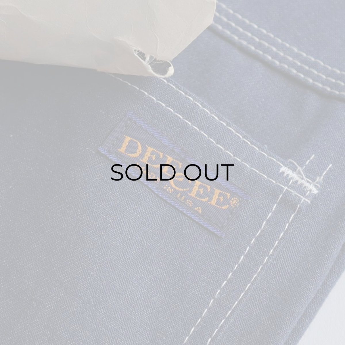 画像11: 〜80's WASHINGTON DEE CEE COTTON DENIM PAINTER PANTS "DEADSTOCK" 【SIZE : W31 x L35 程度】 (11)