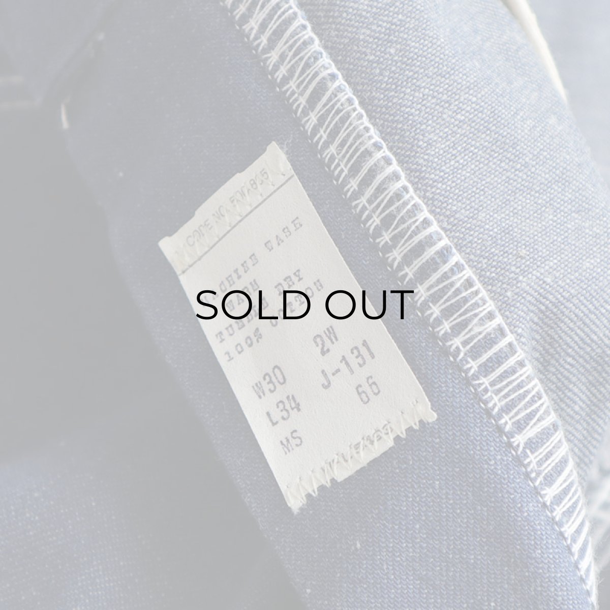 画像12: 〜80's WASHINGTON DEE CEE COTTON DENIM PAINTER PANTS "DEADSTOCK" 【SIZE : W31 x L35 程度】 (12)