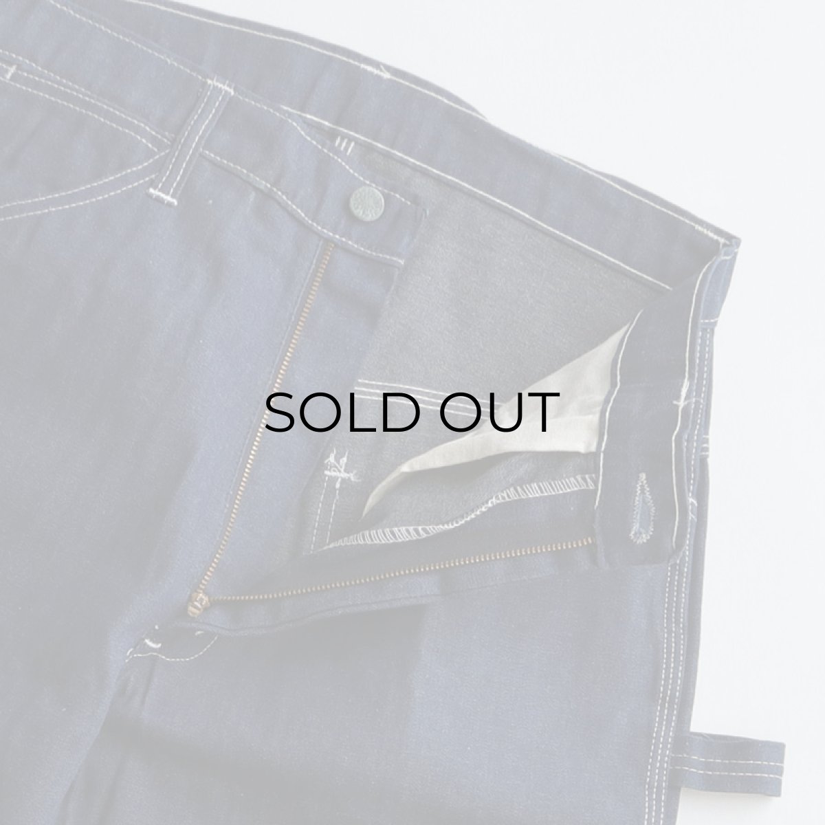 画像5: 〜80's WASHINGTON DEE CEE COTTON DENIM PAINTER PANTS "DEADSTOCK" 【SIZE : W31 x L35 程度】 (5)