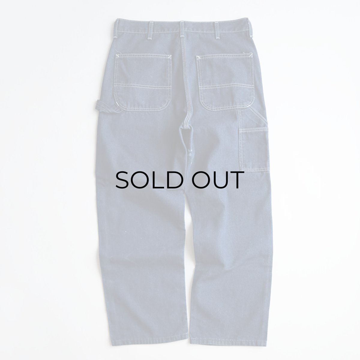 画像4: 〜90's ROEBUCKS Lt.Oz. DENIM PAINTER PANTS "MADE IN USA" 【SIZE : W33 x L28.5 程度】 (4)