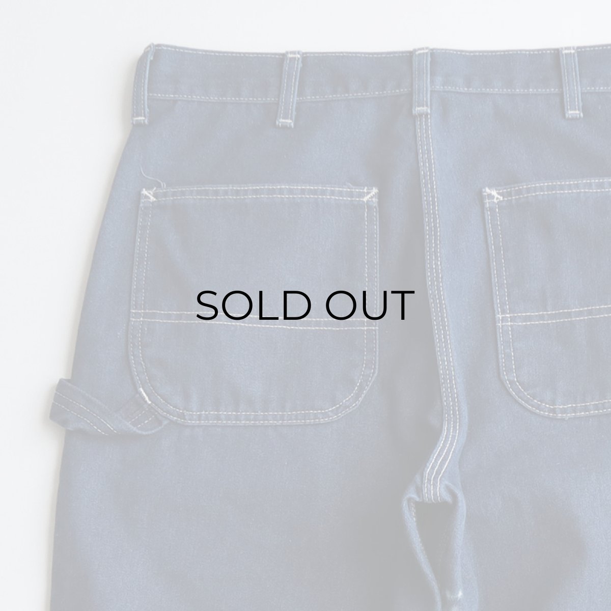 画像7: 〜90's ROEBUCKS Lt.Oz. DENIM PAINTER PANTS "MADE IN USA" 【SIZE : W33 x L28.5 程度】 (7)