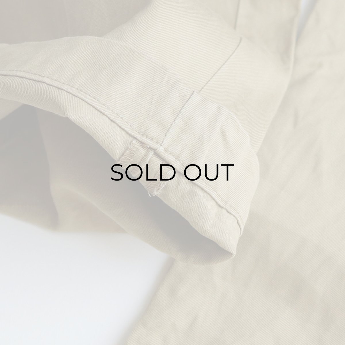 画像7: 60's US MILITARY COTTON TWILL KHAKI TROUSERS【W36 x L32 程度】 (7)