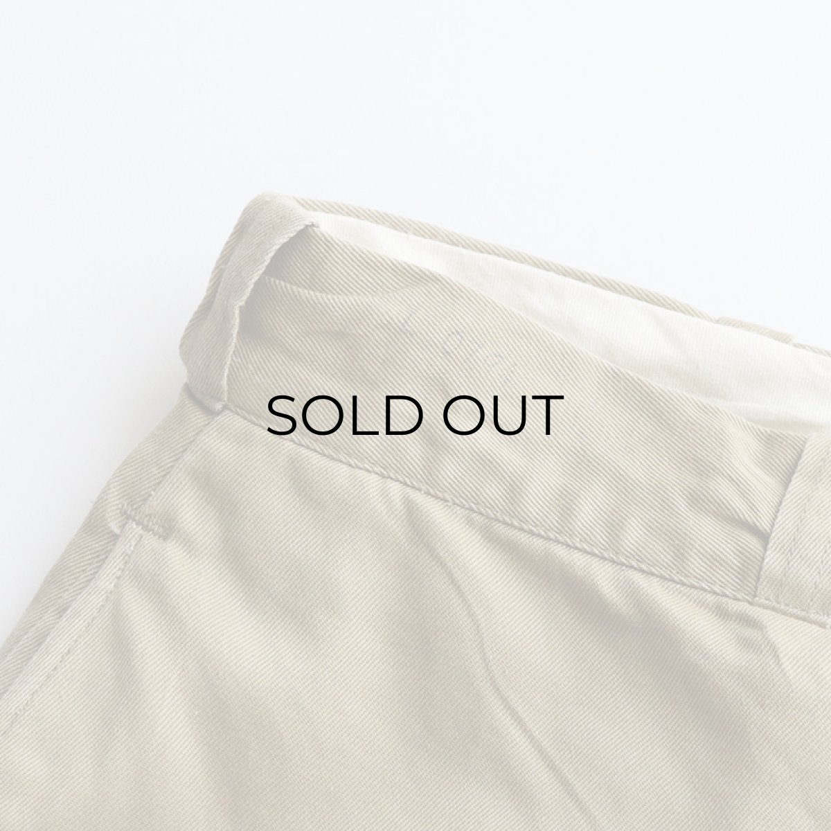 画像8: 60's US MILITARY COTTON TWILL KHAKI TROUSERS【W36 x L32 程度】 (8)