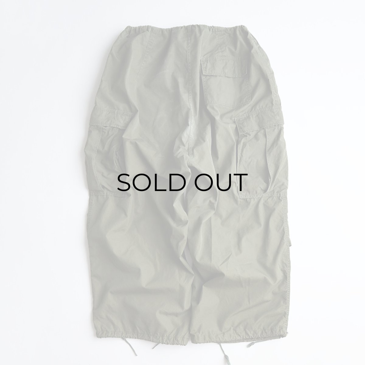 画像3: 50's US ARMY M-51 COTTON POPLIN ARCTIC SHELL TROUSERS【MEDIUM-SHORT? 程度】 (3)