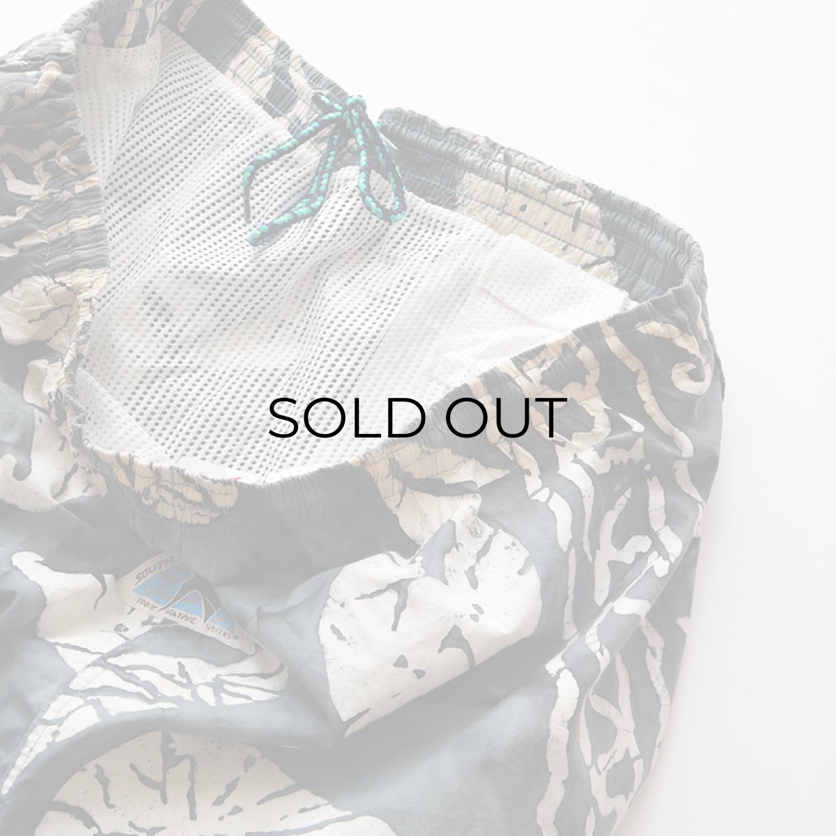 画像7: 〜90's SPEEDO COTTON HAND PAINTS SWIM SHORTS (7)