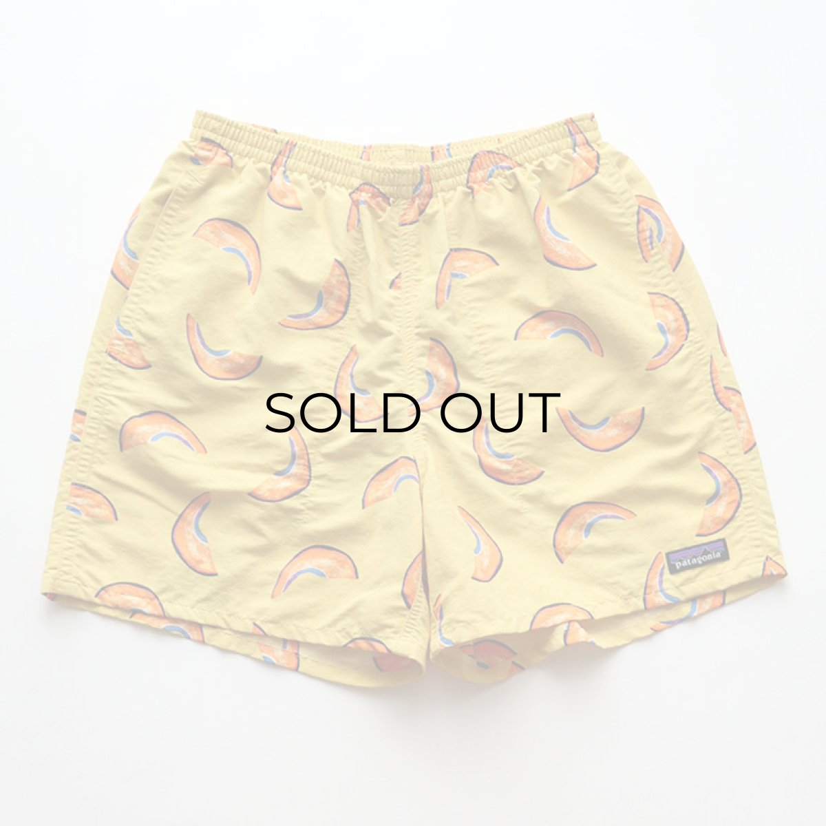 画像2: 20's Patagonia NYLON ALL OVER PATTERN BAGGIES SHORTS (2)