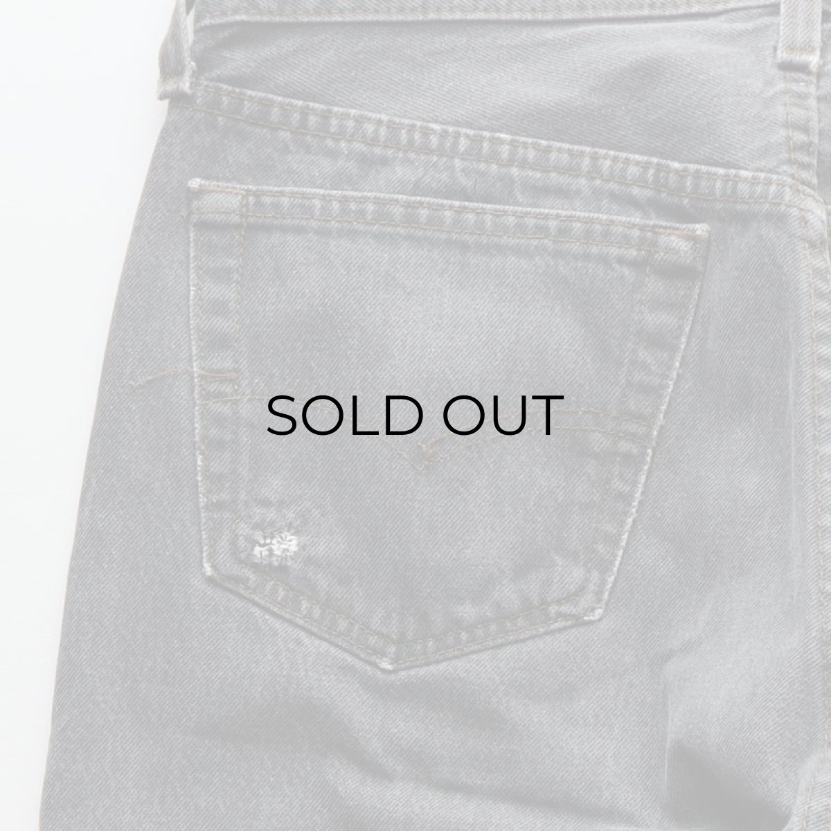 画像10: LEVI'S 501 BLACK DENIM PANTS "made in USA" 【W32 x L28.5 程度】 (10)