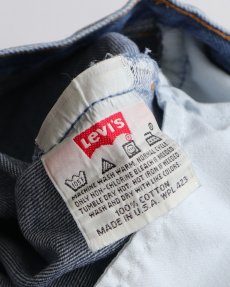 画像9: LEVI'S 501 DENIM PANTS "made in USA" 【W28 x L34 程度】 (9)