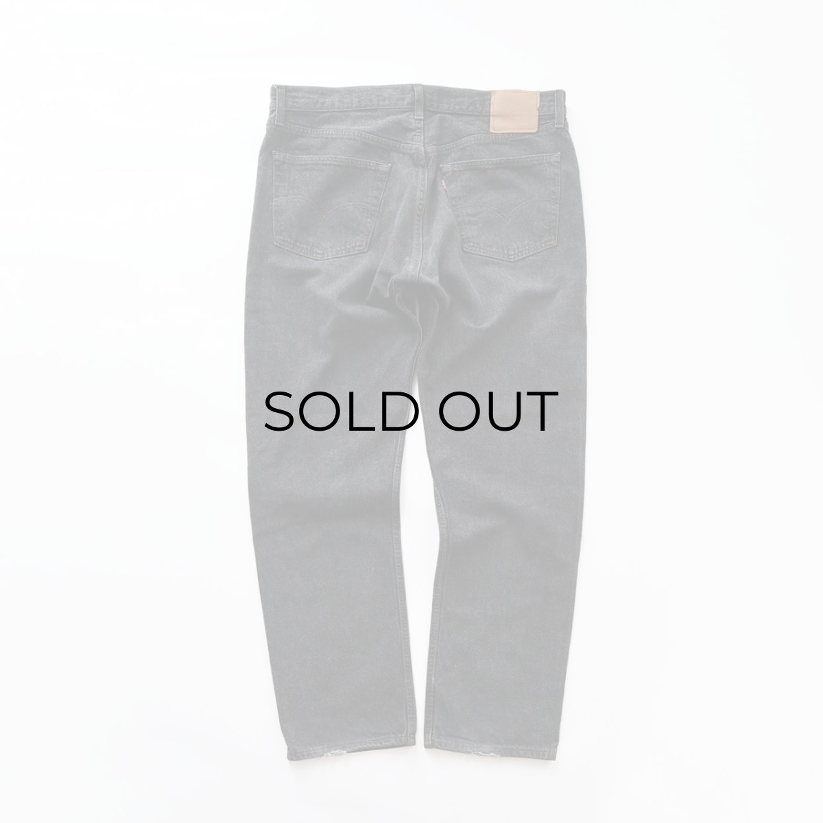 画像4: LEVI'S 501 BLACK DENIM PANTS "made in USA" 【W38 x L32 程度】 (4)