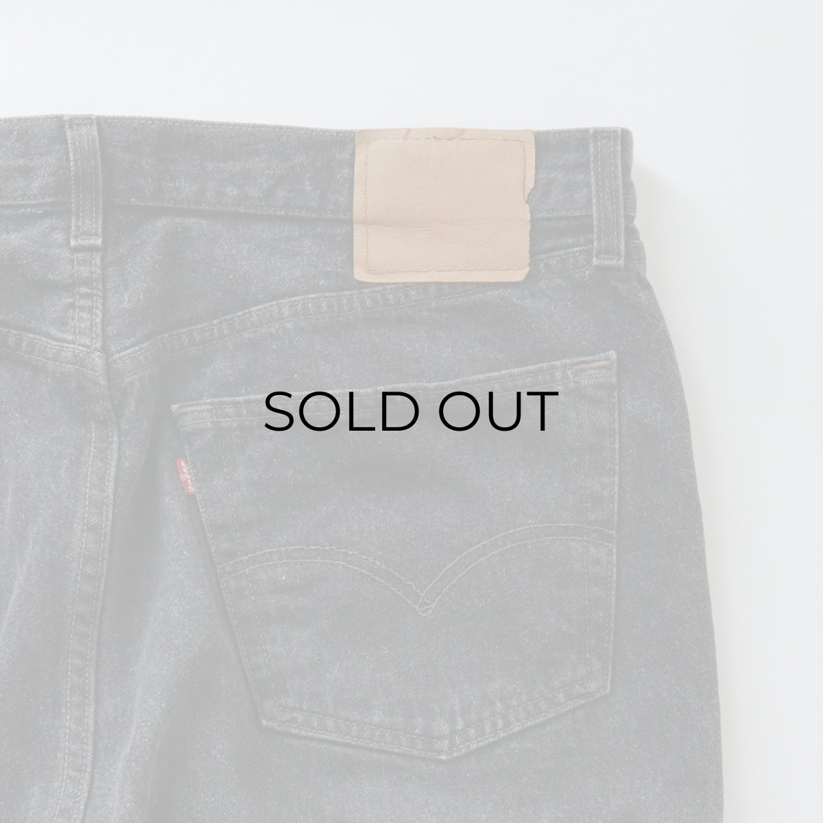 画像9: LEVI'S 501 BLACK DENIM PANTS "made in USA" 【W38 x L32 程度】 (9)