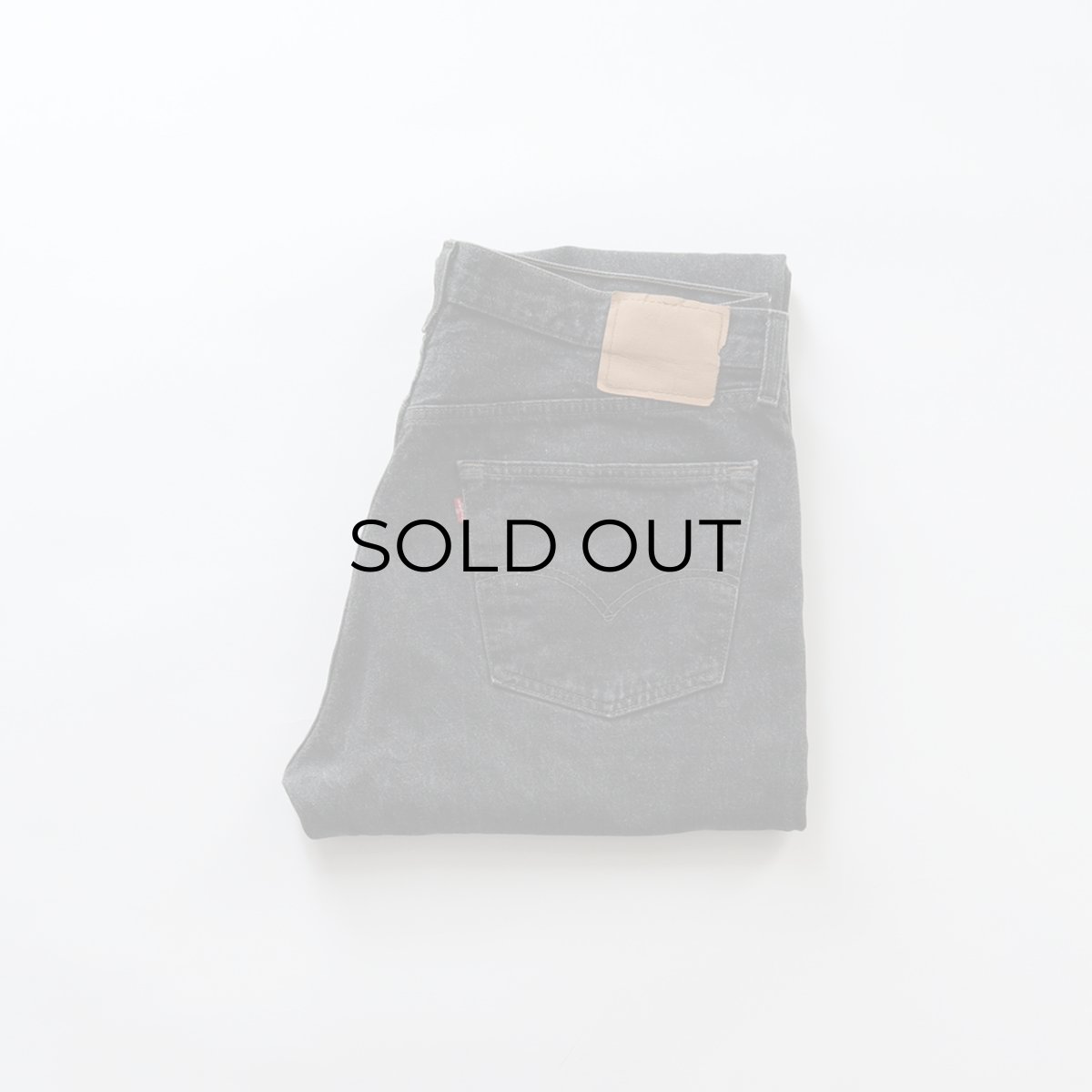 画像1: LEVI'S 501 BLACK DENIM PANTS "made in USA" 【W38 x L32 程度】 (1)