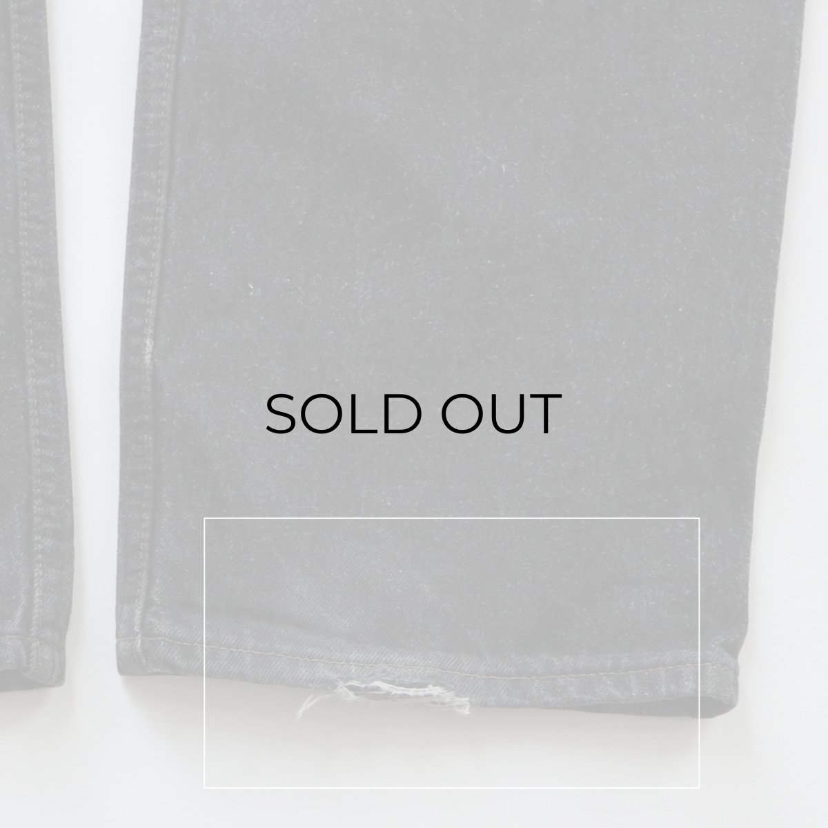 画像14: LEVI'S 501 BLACK DENIM PANTS "made in USA" 【W38 x L32 程度】 (14)