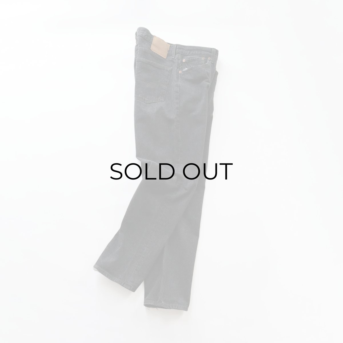 画像3: LEVI'S 501 BLACK DENIM PANTS "made in USA" 【W38 x L32 程度】 (3)