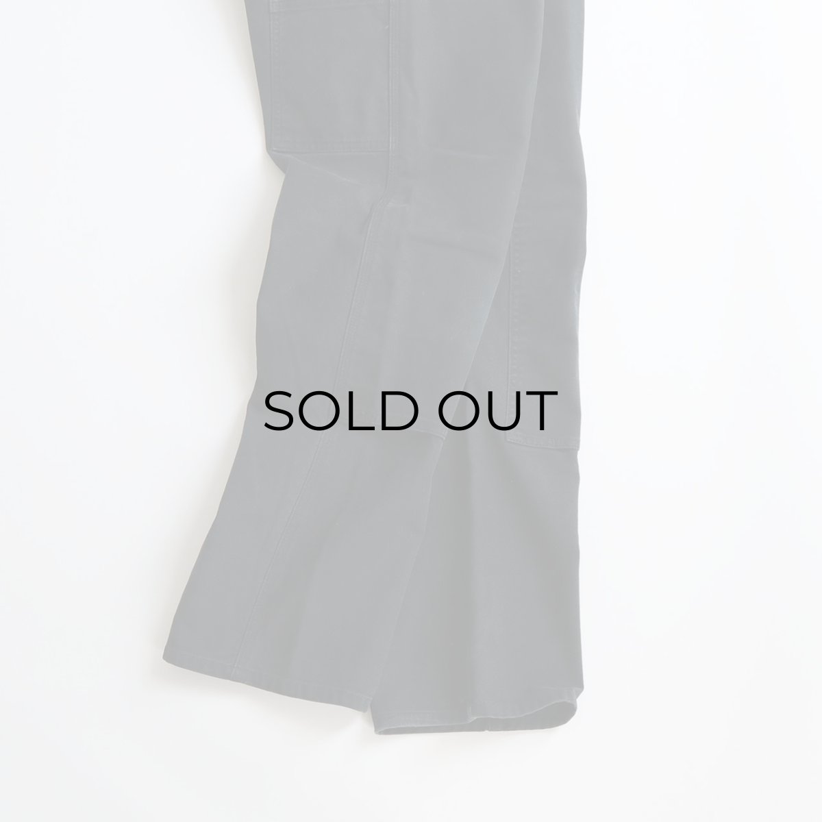 画像7: Carhartt BLACK COTTON DUCK W-KNEE PAINTER PANTS 【SIZE : W33 x L30.5 程度】 (7)