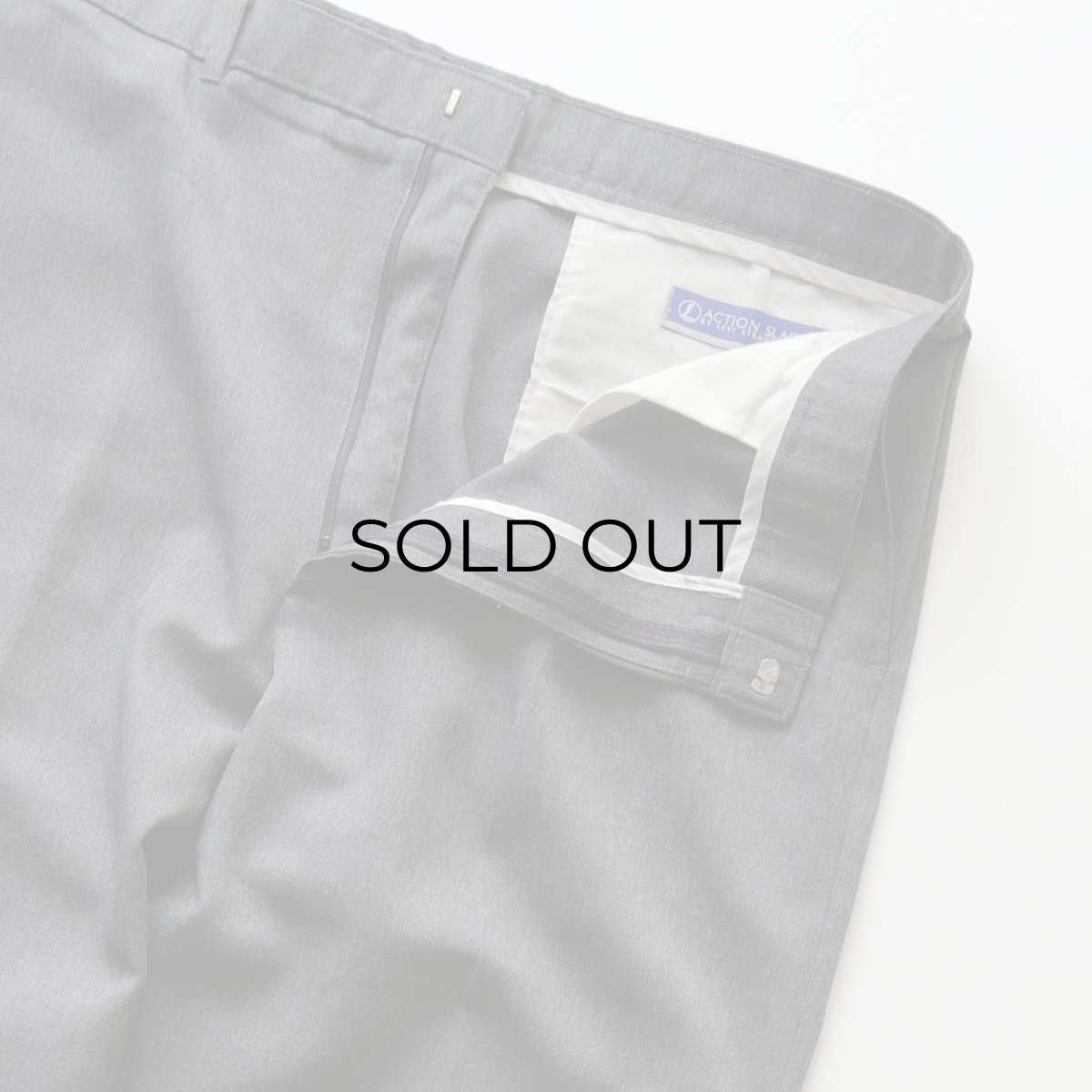 画像4: LEVI'S "ACTION SLACKS" POLYESTER SLACKS 【SIZE : W38 x L33 程度】 (4)
