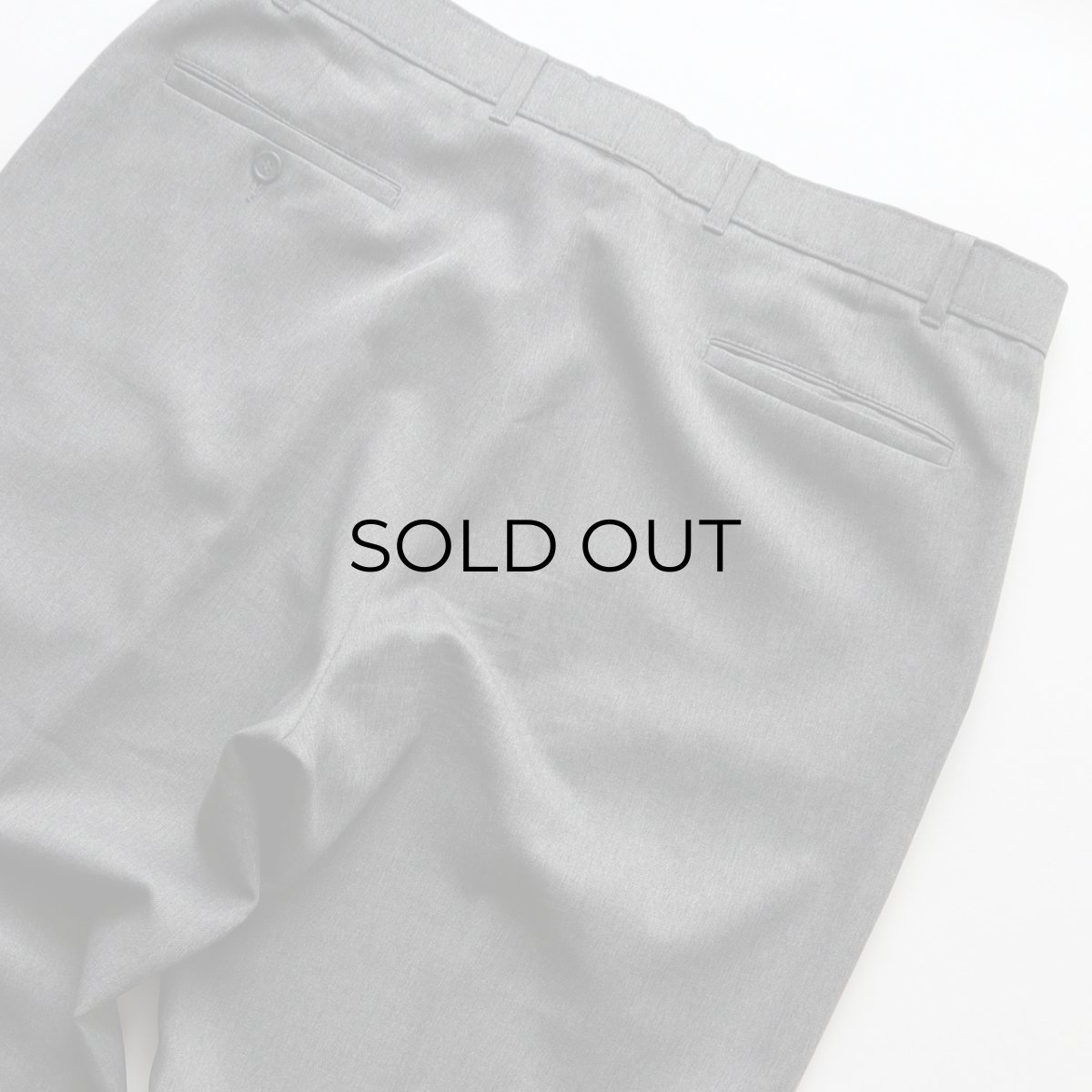 画像6: LEVI'S "ACTION SLACKS" POLYESTER SLACKS 【SIZE : W38 x L33 程度】 (6)