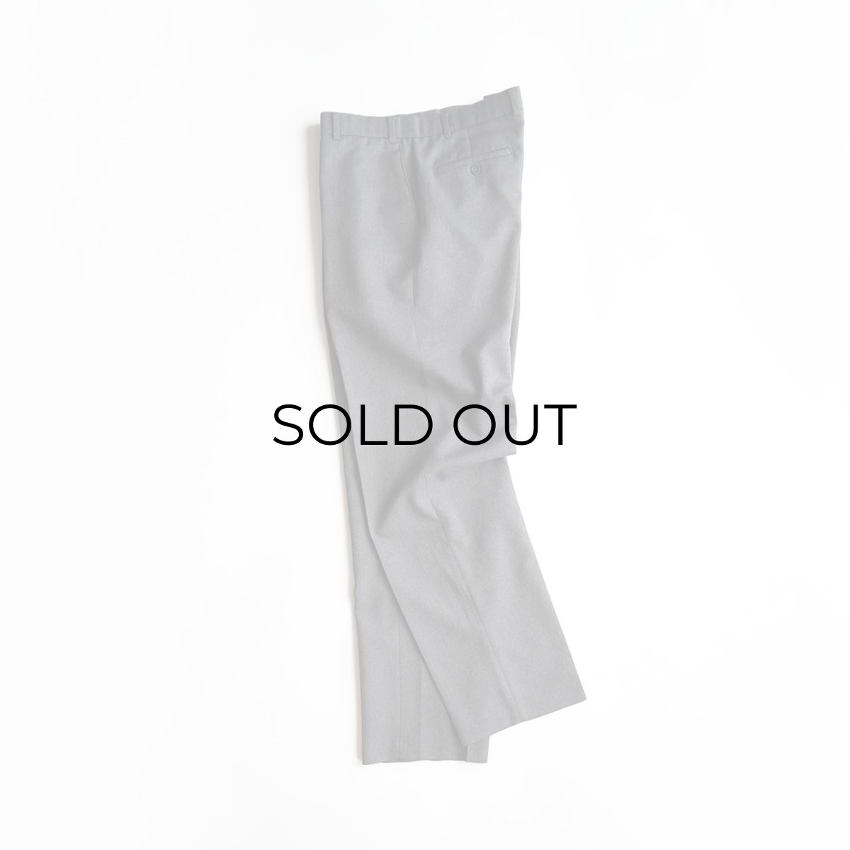 画像2: LEVI'S "ACTION SLACKS" POLYESTER SLACKS 【SIZE : W38 x L33 程度】 (2)