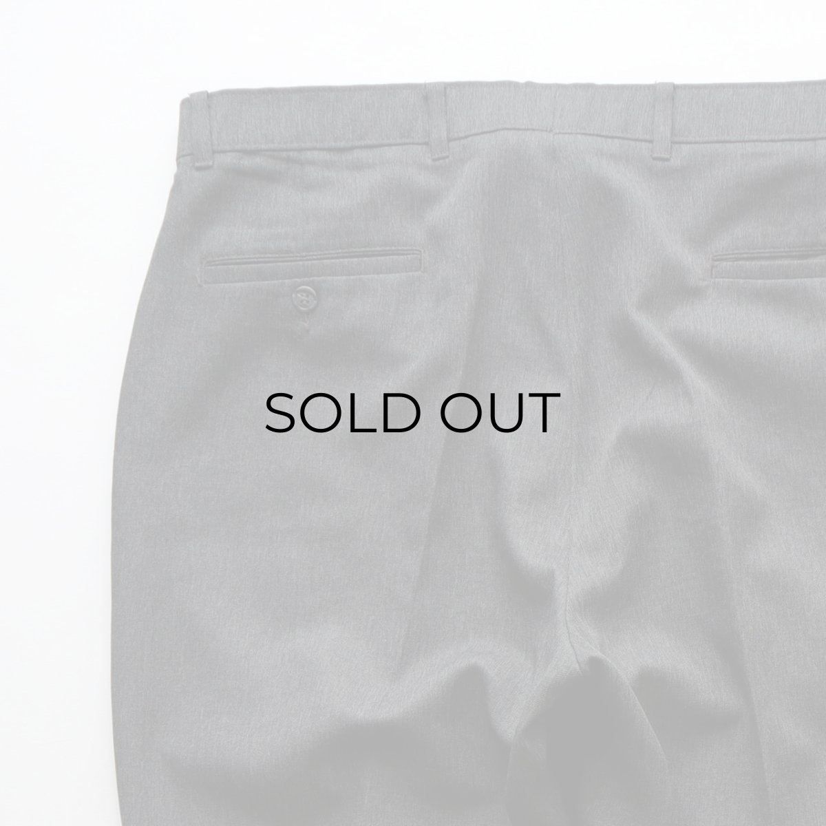 画像6: LEVI'S "ACTION SLACKS" POLYESTER SLACKS 【SIZE : W37 x L32 程度】 (6)