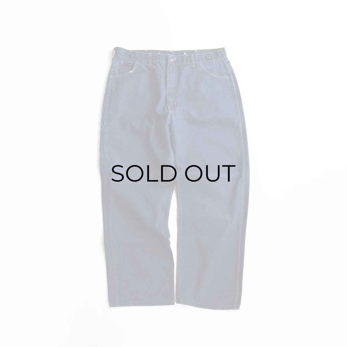 画像2: 〜90's BIG MAC COTTON DENIM LOGGER PANTS 【SIZE : W38 x L31.5 程度】 (2)